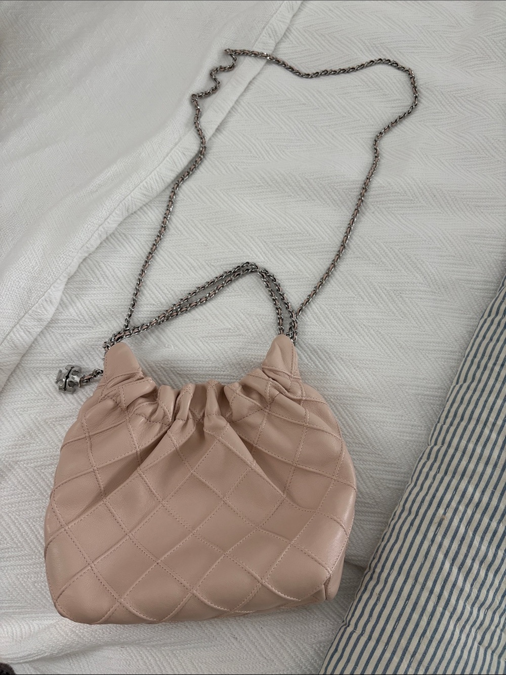 Tory Burch Fleming mini bag in pink